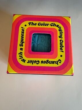 Color-Changing Cube Kids Toy - Blue